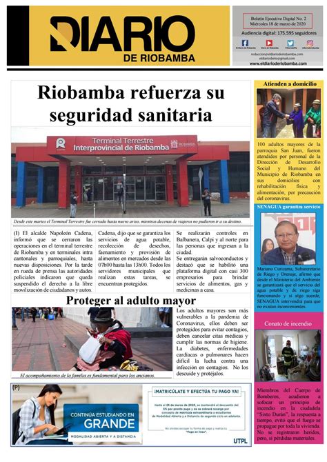 Boletin Ejecutivo Digital Del Diario De Riobamba By Diario