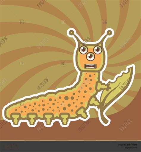 Caterpillar Vector Vector & Photo (Free Trial) | Bigstock