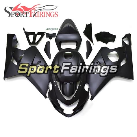 Matte Black Motorbike Injection ABS Plastic Fairing Kits For Suzuki