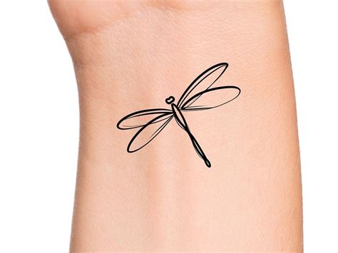 Dragonfly Abstract Tattoo