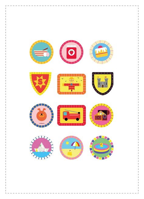 Hey Duggee Badges A3 File To Print Etsy Uk