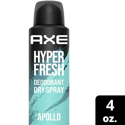 Axe Apollo Deodorant Spray Without Aluminum Fresh Sage And Cedarwood 4 Oz