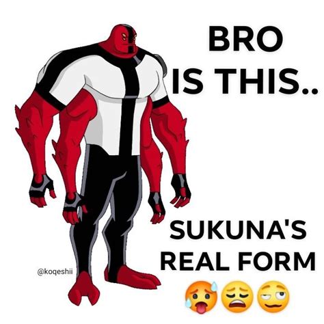 Sukunas Real Form Funny Memes Anime Funny Funny Anime Pics