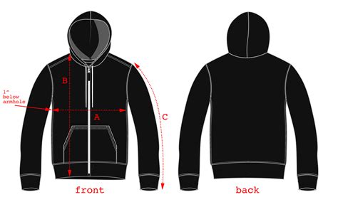 Size Chart Hoodie – A Pasta Bar