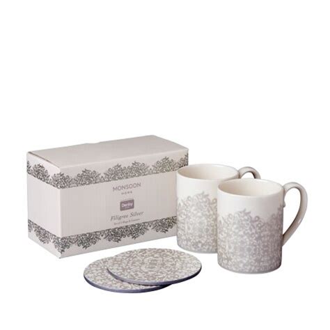 Denby Monsoon Filigree Silver - Styled by Life