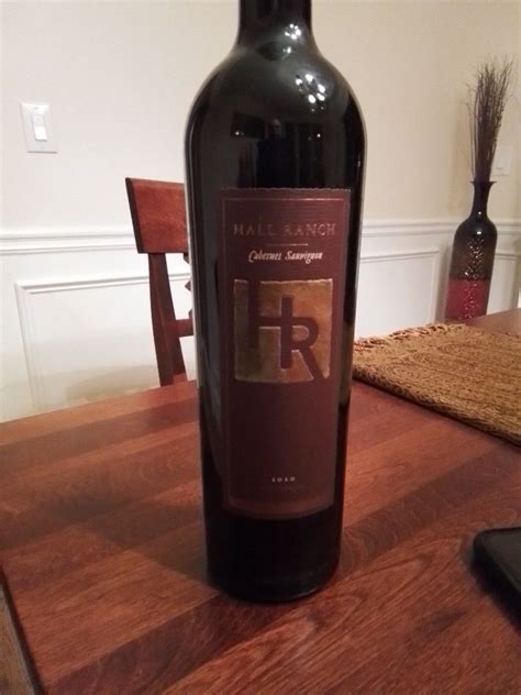 2020 Hall Ranch Cabernet Sauvignon USA California Central Coast