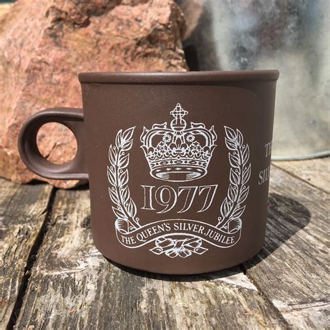 Original Sadler Silver Jubilee Commemorative Cup Mug Her Majesty