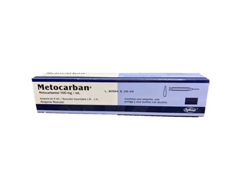 Metocarban Kit Inyectado Droguer A Y Farmacia La Paz