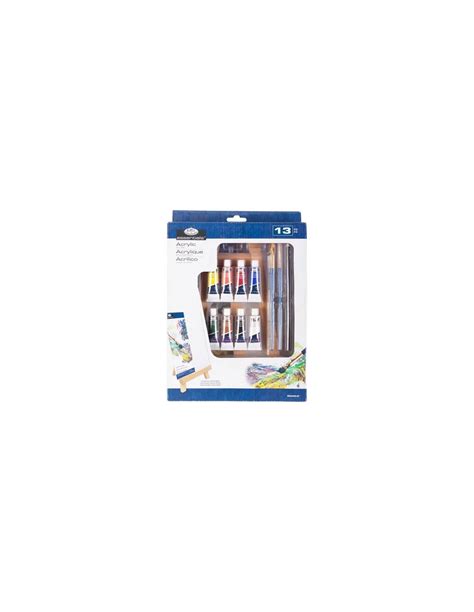 Set Arte Pinturas Acr Licas Pinceles Essentials Piezas