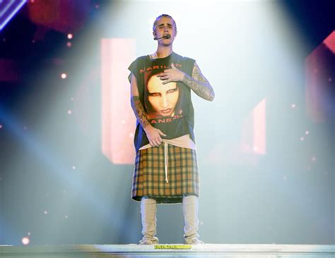 Justin Bieber Repaid For Marilyn Manson Tour T Shirt Billboard