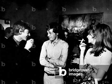 The Rolling Stones Mick Jagger with Chrissie Shrimpton, sister of Jean ...