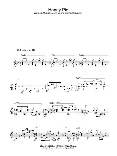 Honey Pie | Sheet Music Direct