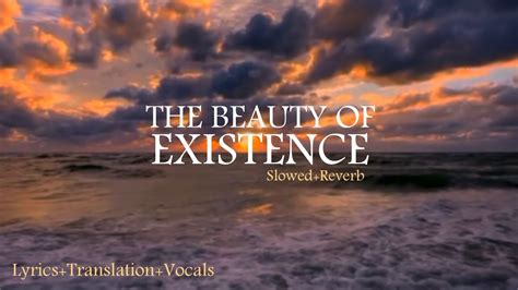 The Beauty Of Existence Lyrics Translation Vocals Slowed Reverb