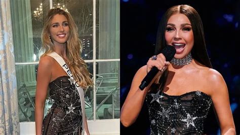 Alessia Rovegno Se Lució En Gala De Miss Universo Con El Mismo Vestido Que Usó Thalía En Latin