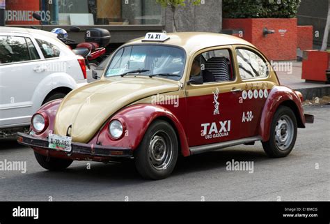 Vw Käfer Taxi Mexico City Mexiko Stockfotografie Alamy