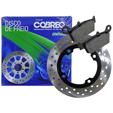 Kit Disco Freio Pastilha Traseira Cobreq Nx Falcon At