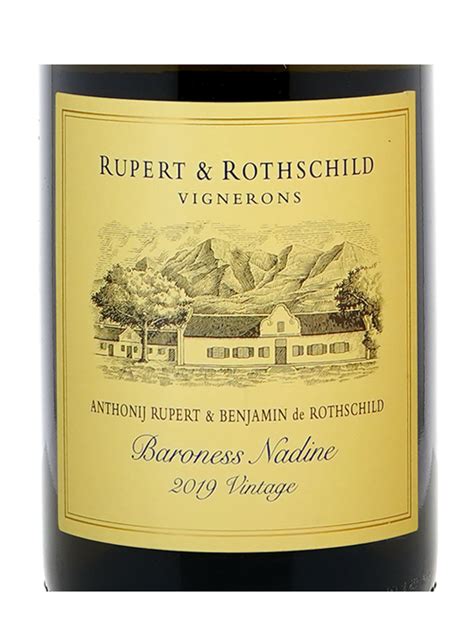 Rupert And Rothschild Baroness Nadine Chardonnay 2019 6bots The Oaks