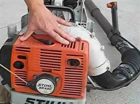 Stihl Br C Professional Backpack Lawn Leaf Blower Youtube