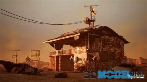 Unreal Engine Asset Post Apocalyptic Desert Environment Ulat