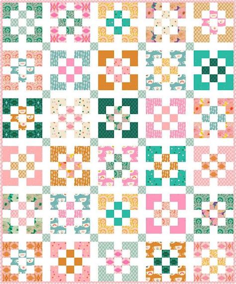 Friday Fabric Refresh Camellia By Melody Miller For Ruby Star Society