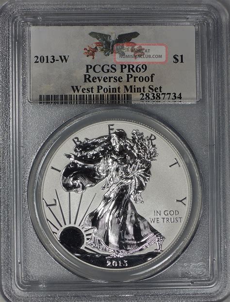 2013 W Silver Eagle Reverse Proof Pcgs Pr69