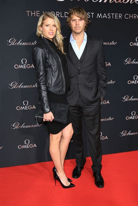 Photo : Eric Christian Olsen et sa femme Sarah Wright (enceinte