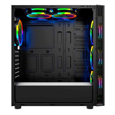 Gabinete Gamer Ocelot Modelo Ogmc Atx Micro Atx Mini Itx Cristal