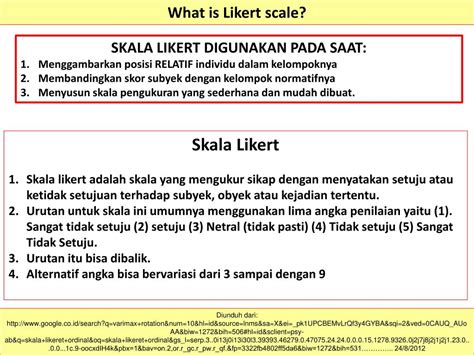 Interpretasi Skor Min Skala Likert 5 Mata Likert Pdf Gunnar Beer
