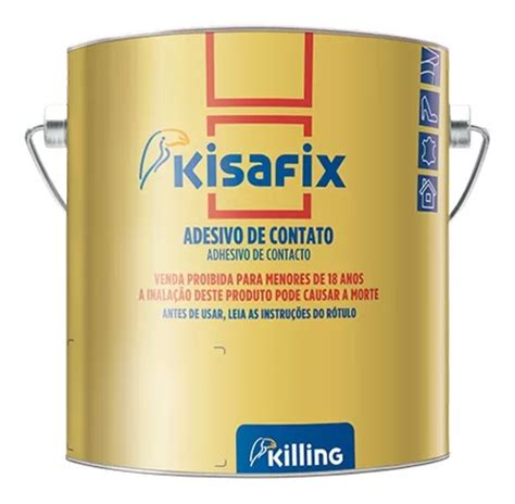 Cola De Contato Adesivo Kisafix Killing Premium Kg Parcelamento