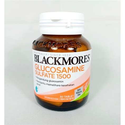 Jual Blackmores Glucosamine Sulfate 1500 Isi 30 Tablet KALBE Shopee