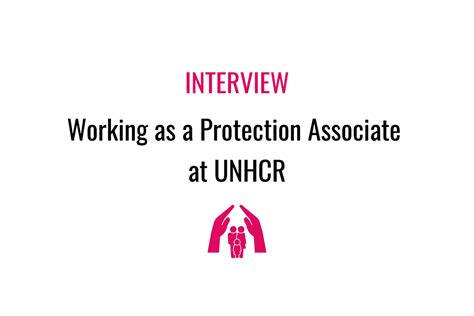 Working As A Protection Associate At Unhcr Interview Human Rights