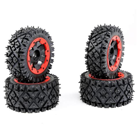 4pcs rovan 85321 front rear tires & wheels for 1/5 hpi rovan km baja 5b rc car parts Sale ...