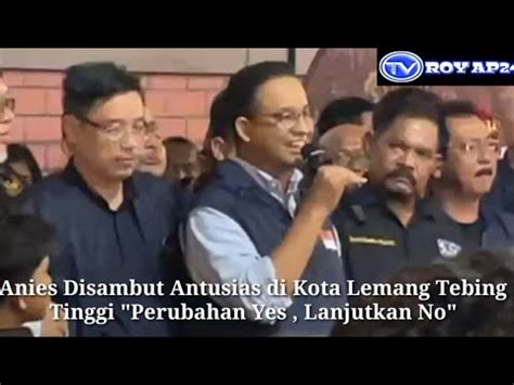 Anies Road Show Ke Sumut Dikawal Bakorsi Sumut Dan Tim Relawan Ap