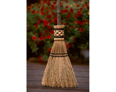 Handcrafted Hearth Broom Natural Fireplace Tool Folk Art Etsy