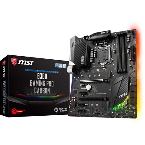 Msi B Gaming Pro Carbon Intel B So Dual Channel Ddr Atx