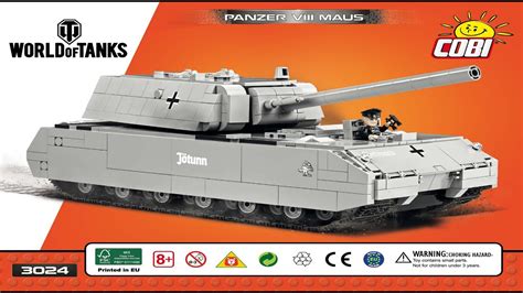 Cobi Instructions World Of Tanks 3024 S2 Panzer VIII Maus YouTube