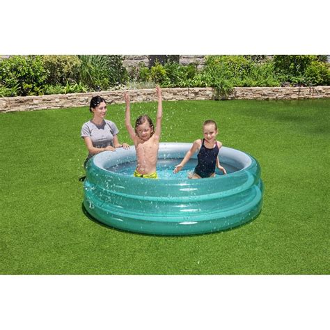 Piscina Hinchable Infantil Bestway Big Metallic Ring Pool X Cm