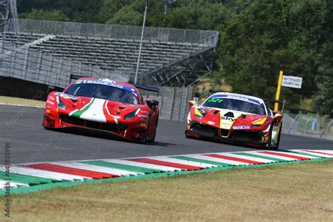 Scarperia It July Ferrari Gt Evo Of Team Af Corse Drive