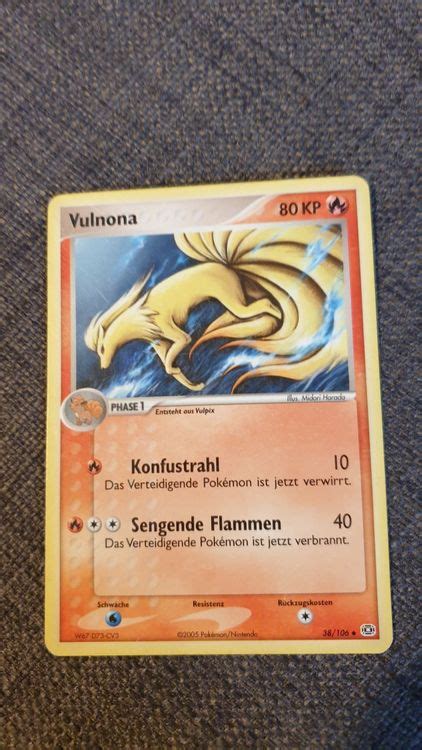 Vulnona Pokemon Kaufen Auf Ricardo