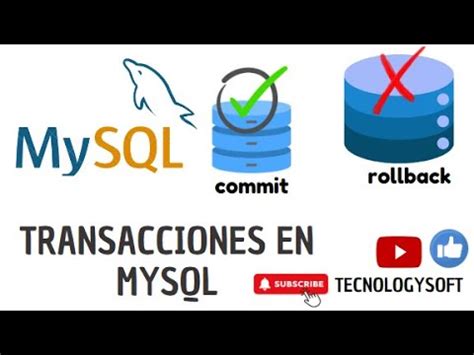 Transacciones En Mysql Commit And Rollback Youtube