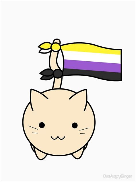 Nonbinary Pride Cat By Oneangryginger Enby Pride Queer Pride Lgbtq