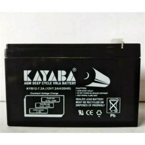 Jual Aki Ups 12v 7ah 12v7ah Kayaba Agm Deep Cycle Vrla Battery Gel