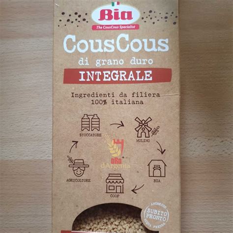 Bia The Couscous Specialist Cous Cous Di Grano Duro Integrale Review