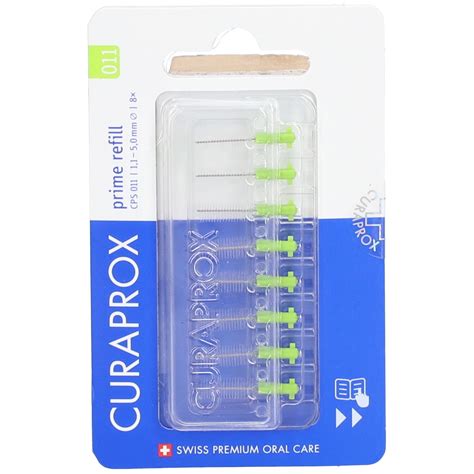 CURAPROX CPS 011 Têtes de Brossettes interdentaires 8 pc s Redcare