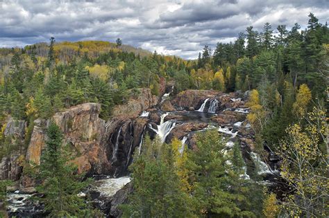 Wallpaper Aubrey Falls Provincial Park Ontario Autumn Free Pictures