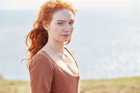 Hd Wallpaper Eleanor Tomlinson Poldark Women Redhead Dredd Dress Cleavage Wallpaper Flare