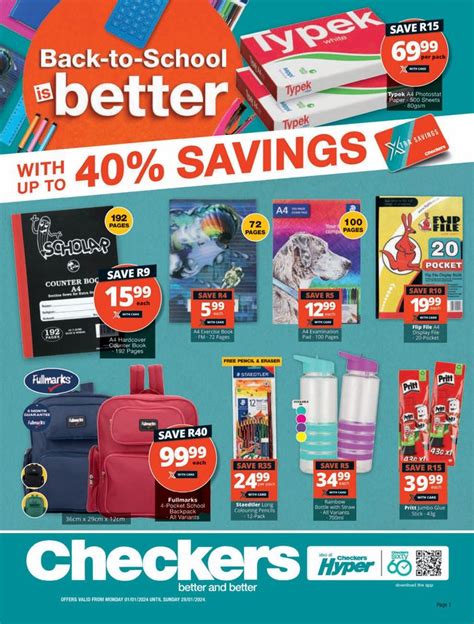 Checkers Hyper In Durban Back To School Specials Catalogues Tiendeo