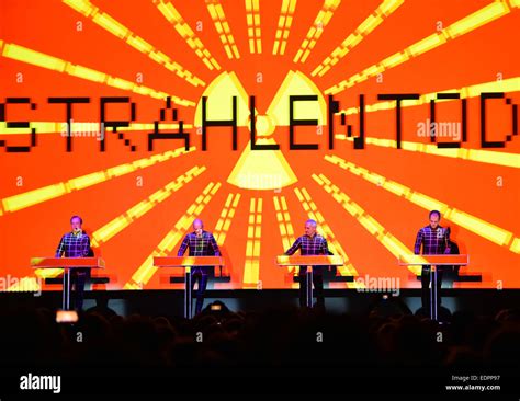 The German Band Kraftwerk Performs On Stage At The Neuen