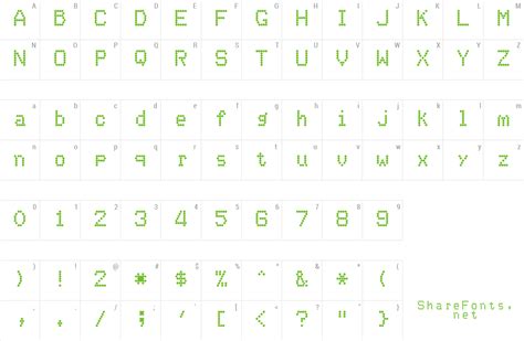 Download Free Font DotMatrix