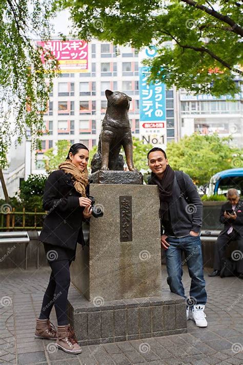 Statue Of Hachiko Shinjuku Tokyo Japan Editorial Photo Image Of